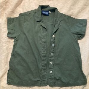 Big Bug Press Emerald Green Pantry Button Up